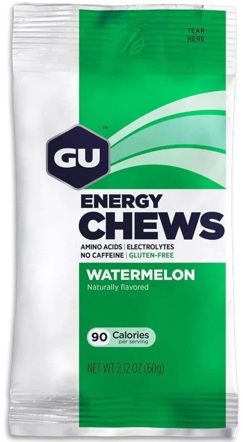 Gels énergétiques GU Energy Chews 60 g Watermelon