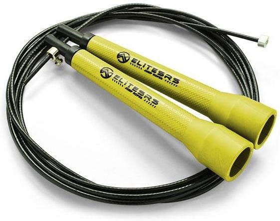 Corde à sauter ELITE SRS Ultra Light 3.0 Yellow Handles / Black Cable